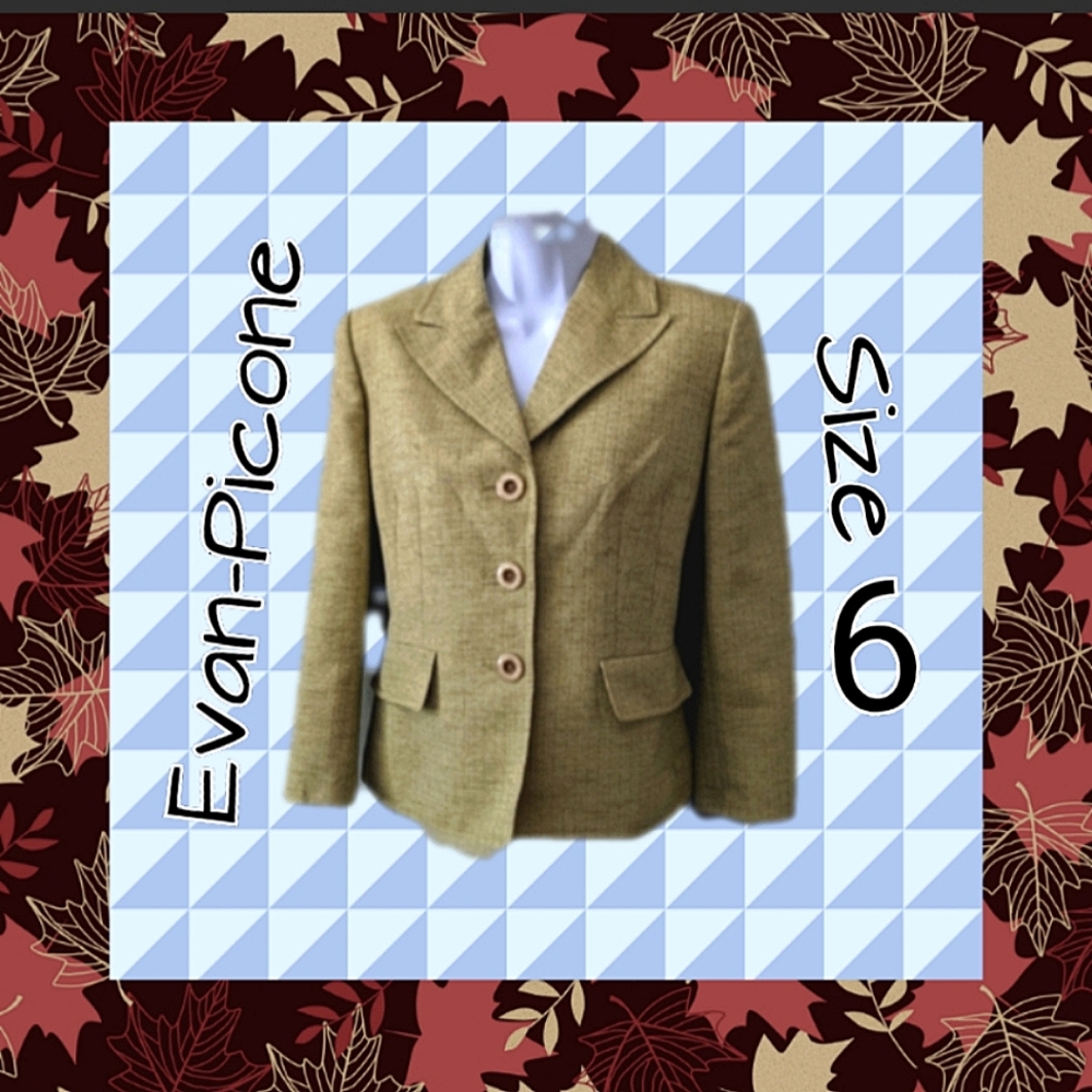 LAST CALL! 24HRS⚡ Evan-Picone spring green suit jacket,…